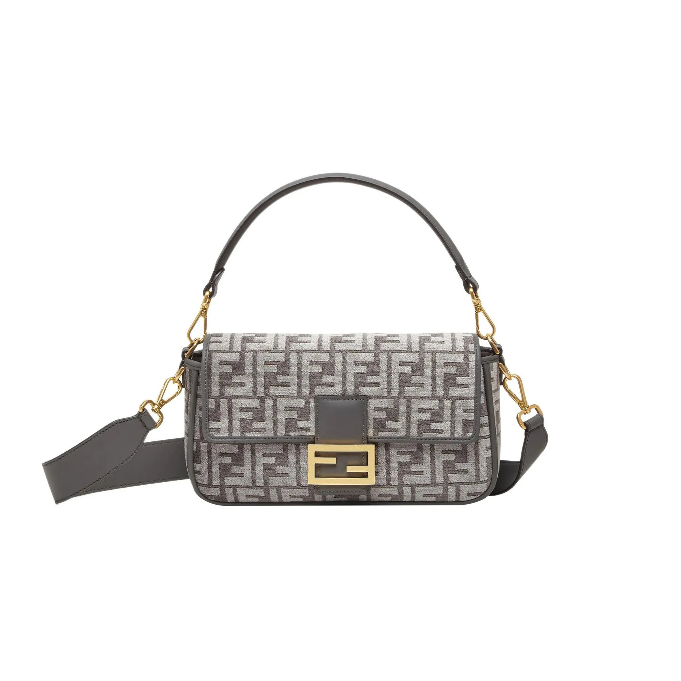 FENDI BAGUETTE CROSSBODY SHOULDER BAG 8BR600ALUNF1J41 (27*15*6cm)